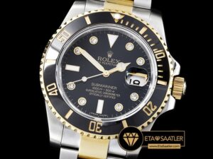 ROLSUB0251A -Submariner 116613 Diam YGSS Blk BP V2 SP Asia 3135 - 01.jpg